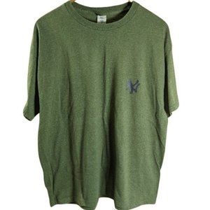Men's New York Yankees Baseball Olive Green Heather Short Sleeve Tee - X-Large
